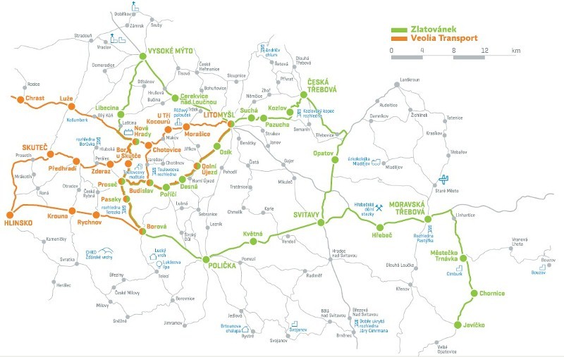 Map of Cycle Buses